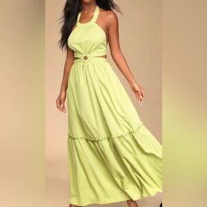 Island Vacay Green Tie-Back Maxi Dress
Lulus - Size XL